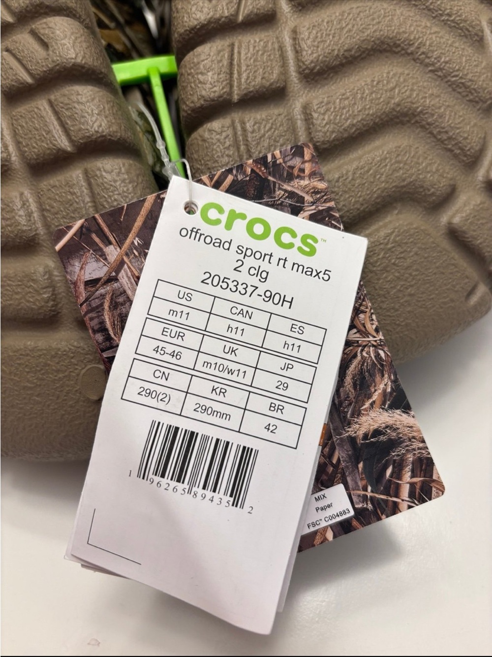 NWT Crocs Offroad Sport RT Max5 2 Clog Men's
Size 11 - Picture 12 of 12